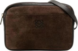 Loewe Pre-owned Cross Body Bags, female, Brown, Size: ONE SIZE Pre-owned Crossbody Bag