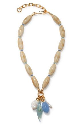 Lizzie Fortunato Marilla Seashell Necklace in Seashell Multi at Nordstrom