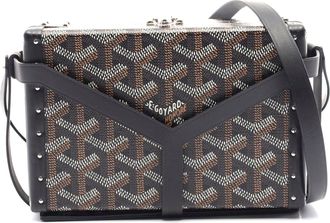 Goyard Minodière Trunk Shoulder Bag PVC Leather