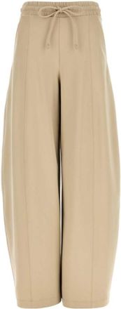 Max Mara Beige Loose Drawstring Pants