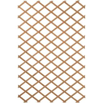 Nature Treillis De Jard&iacute;n 100 X 300 Cm Madera Marr&oacute;n - Nature