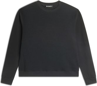 Freddy Felpa donna girocollo in jersey con tessuto waffle