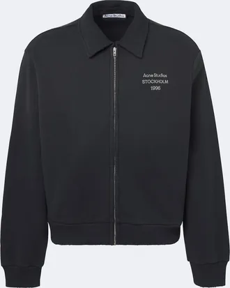 Acne Studios Sudadera en mezcla de algod&oacute;n con logo