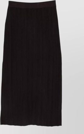 Alysi wool pleated maxi skirt