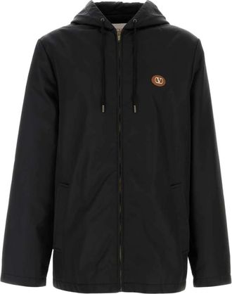 Valentino Garavani Caban VLogo Signature - Heren - Zomerjassen - Zwart - XL - Jassen