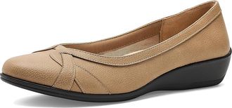 Life Stride Infinite Loafer/Moc Shoes Womens Dress Flat Shoes Taupe : 8.5 W (C), Polyester