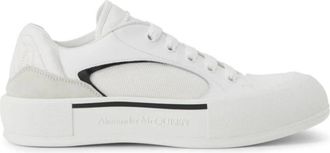Alexander McQueen Sneakers Wit/Zwart Stijl 9061 - Heren - Sneakers - Wit - 41 EU - Schoenen