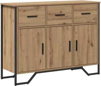 vidaXL Sideboard Artisan oak 97 x 32.5 x 74.5 cm Engineered wood Vidaxl