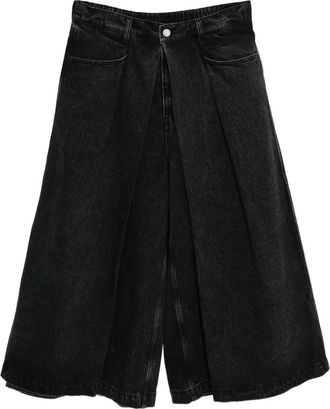 Songzio Jeans crop a portafoglio - Nero