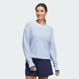 adidas adidas Performance Womens Ultimate365 Knit Sweater - Blue - Size X-Small