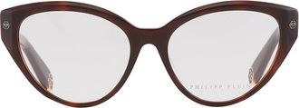 Philipp Plein Demo Cat Eye Ladies Eyeglasses VPP052 0752 56