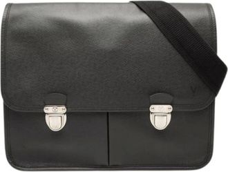 Louis Vuitton Pre-owned Cross Body Bags, male, Black, Size: ONE SIZE Pre-owned Messenger Bag