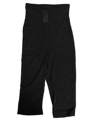 Dolce & Gabbana Black High Waist Tight Midi Trouser Womens Underwear