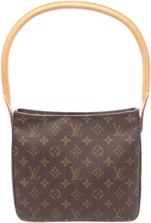 Louis Vuitton Pre-owned Looping MM Schoudertas - Dames - Vintage Schoudertas - Bruin - ONE Size - Leer - Vintage