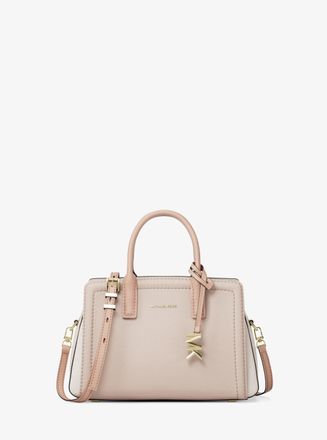 Michael Kors Laila Extra-Small Color-Block Leather Crossbody Bag