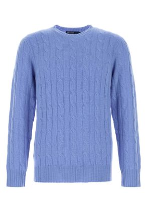 Polo Ralph Lauren Cerulean Blue Cashmere Sweater