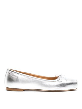 Aeyde Gabriella laminated flat shoes