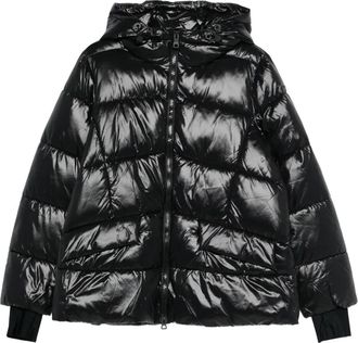 Geox Serilda donsjack met capuchon - Zwart