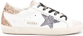 Golden Goose White Lace Up Sneakers