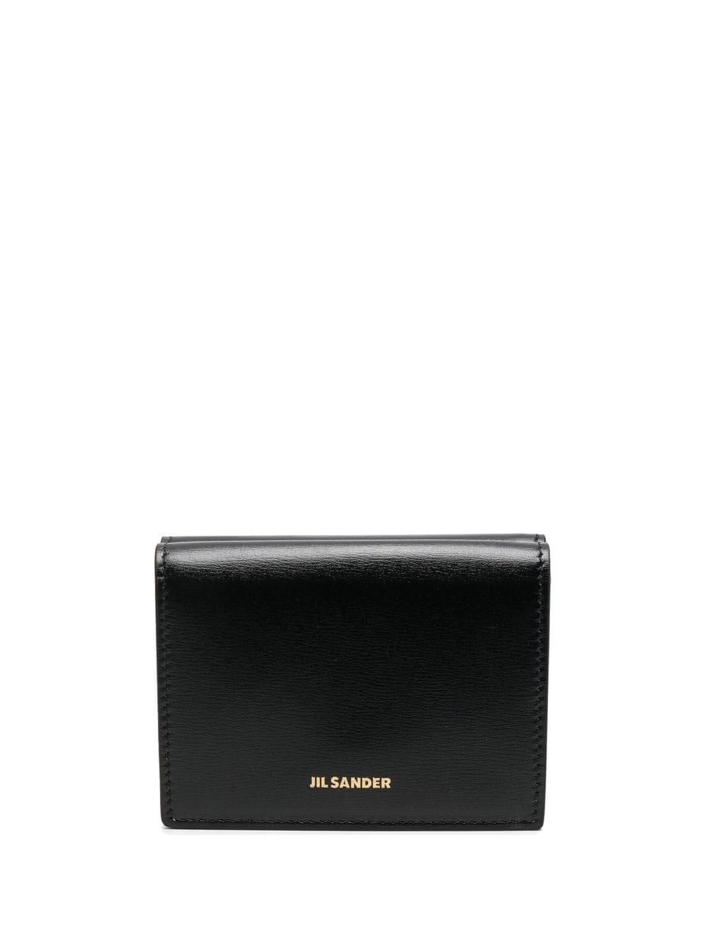 【美品】JIL SANDER CALFSKIN LEATHER WALLET Jil Sander Leather bi-fold Wallet | Black | FARFETCH
