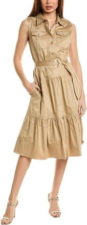 Elie Tahari Ellie Tahari Tiered Midi Dress