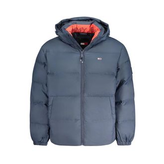 Tommy Hilfiger Long Sleeve Jacket - Heren - Winterjassen - Blauw - XL - Polyester - Jassen