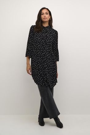 Kaffe Jurk Loose fit black white