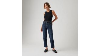 Levi's 501 Crop Jeans - Womens - 23X26 - Dark Wash / Apply Now