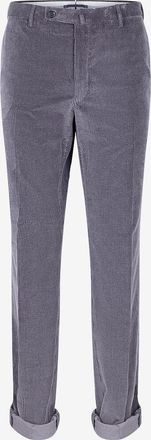 Incotex Gerade hose aus Baumwoll- und Kaschmircordsamt