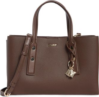 DKNY Marla Satchel Bag in Chocolate at Nordstrom Rack