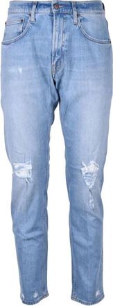 People Jeans - Heren - Slim Fit Jeans - Blauw - W31 - Katoen - Jeans
