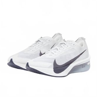 Nike Womens Zoomx Vaporfly Next Shoe In White/gridiron-Obsidian Mist