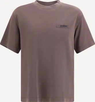 Jacquemus T-shirt in cotone con logo Man S