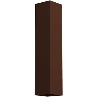 Lumicom Lumicom - cube Plafoniera, 1X GU10, max 33W, metallo, marrone corten, H30cm