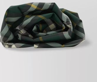 Burberry check ruched clutch bag