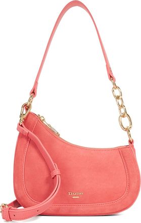 Dune London Womens Accessories Direction - Chain Detail Shoulder Bag - Pink Leather - One Size