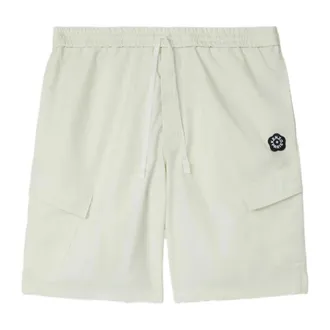 Kenzo Casual Shorts, male, Beige, Size: 2XL Boke Flower 2.0 Technical Shorts