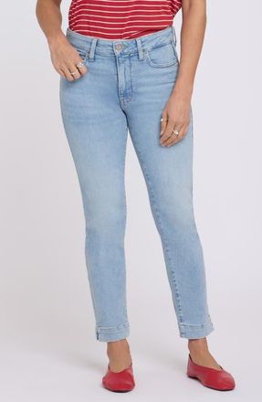 NYDJ Sheri Ankle Slim Straight Leg Jeans in Keys View at Nordstrom, Size 00P