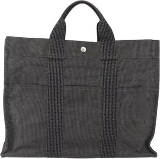 Herm&egrave;s Pre-owned Fourre-tout herline - Dames - Vintage Shopper - Grijs - ONE Size - Vintage