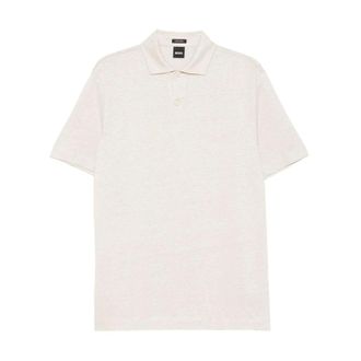 HUGO BOSS Regular-fit Poloshirt - Heren - Tops - Beige - Maat: XL Katoen