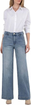 Kut from the Kloth Jodi High Rise Wide Leg Jeans In Vital