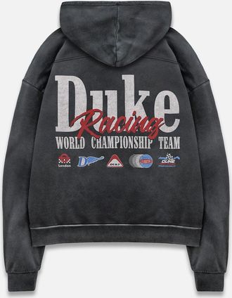 Duke + Dexter Duke + Dexter, Mens DR1 World Championship Washed Black Hoodie, Size XL