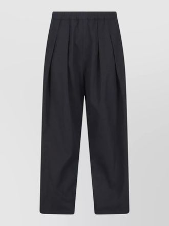 Maison Margiela straight trousers pleated front side pocket