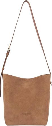 Lancaster Su&egrave;de Bucket Bag - Dames - Tassen - Bruin - Maat: ONE Size Su&egrave;de