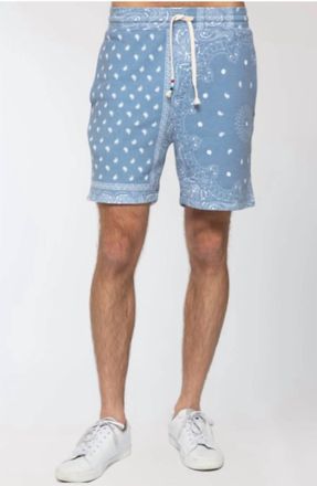 Sol Angeles Mens Patchwork Short In Blue