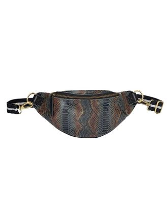 Anokhi G&uuml;rteltasche ANOKHI Grau/Braun