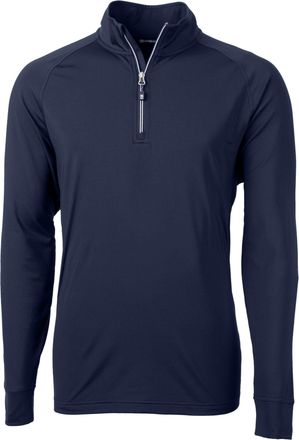Cutter & Buck Adapt Eco Knit Stretch Recycled Mens Big and Tall Quarter Zip Pullover Jacket