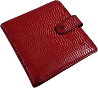Louis Vuitton Pre-owned Vintage Portemonnee - unisex - Vintage Accessoires - Rood - ONE Size - Leer - Vintage