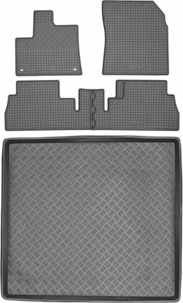 OEM Juego De Alfombrillas De Goma Para Coche Y Maletero Para Citro&euml;n Berlingo Iii Kombi A Partir De 2018