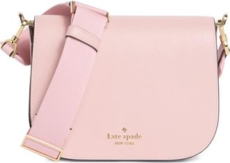 Kate Spade New York madison saffiano leather saddle bag in Tutu Pink at Nordstrom Rack